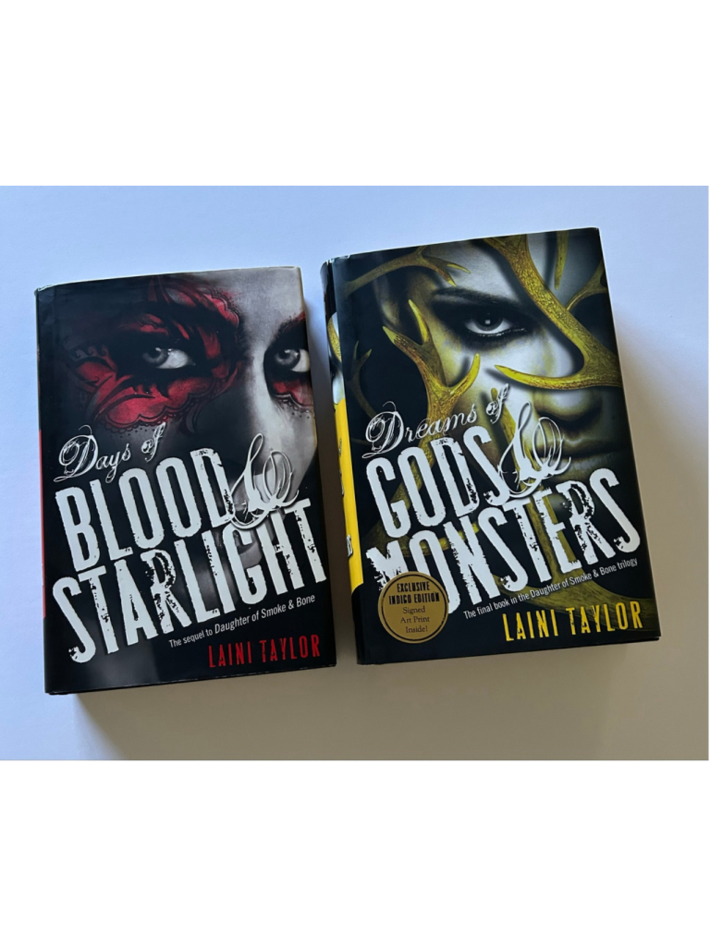 Laini Taylor Daughter of Smoke & Bone Series Books, Book 2&3